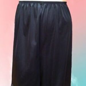 NWOT Vanity Fair Panties Nylon Long Leg Lacy Sissy XL 46 FREE SHIP